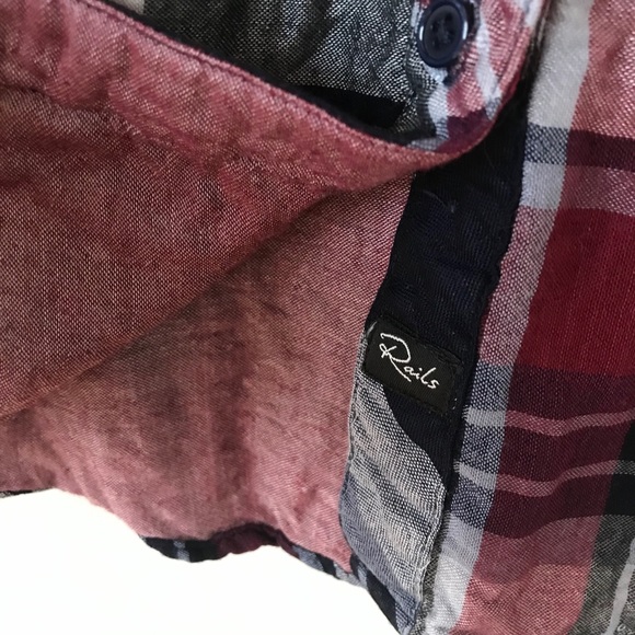 Rails double layer plaid button down - Picture 9 of 9